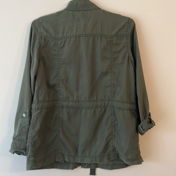 Loft button up drawstring army jacket -S Pettit - Picture 7 of 10